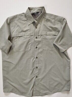 Wrangler‎ Button Down Shirt Womens Pale Green Minimalist Streetwear